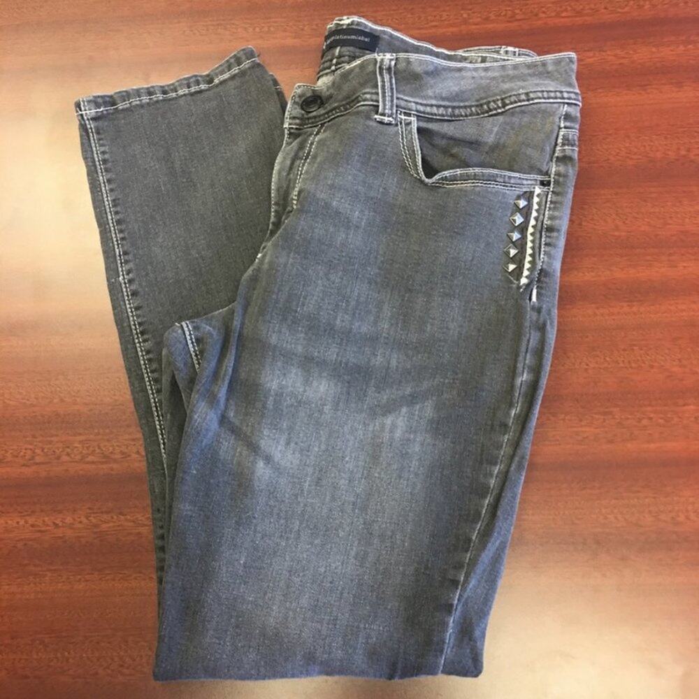 Lee Gray Perfect Fit Skinny Jeans NWOT